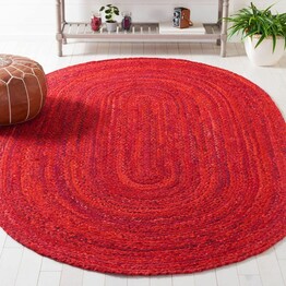 Safavieh Braided BRD452Q Red