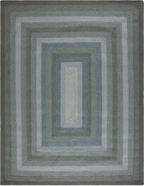 Safavieh Braided BRD652M Light Blue and Green