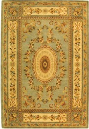 Safavieh Bergama BRG174A Light Blue and Ivory