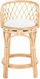 YUTA RTTN COUNTER STOOL W/CUSH