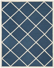 Safavieh Cambridge CAM136G Navy and Ivory