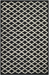 Safavieh Cambridge CAM137E Black and Ivory