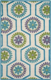 Safavieh Cambridge CAM716A Ivory and Blue
