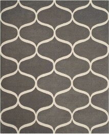 Safavieh Cambridge CAM730D Dark Grey and Ivory