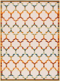 Safavieh Cabana CBN333A Ivory and Orange