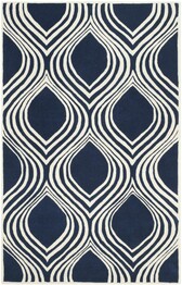 Safavieh Chatham CHT758C Dark Blue and Ivory