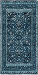 Safavieh Classic Vintage CLV101M Blue and Charcoal