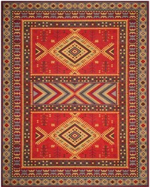 Safavieh Classic Vintage CLV511G Red and Slate