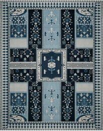 Safavieh Classic Vintage CLV512A Navy and Light Blue
