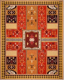 Safavieh Classic Vintage CLV512D Orange and Gold