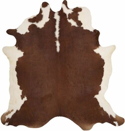 Safavieh Cow Hide COH211A Brown and White