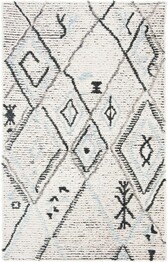 Safavieh Casablanca Shag CSB637A Grey and Ivory