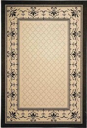 Safavieh Courtyard CY0901-3901 Sand and Black