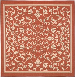 Safavieh Courtyard CY2098-3707 Red and Natural