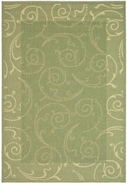 Safavieh Courtyard CY2665-1E06 Olive and Natural