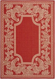 Safavieh Courtyard CY3305-3707 Red and Natural