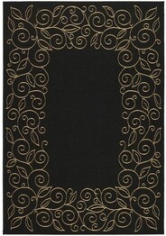 Safavieh Courtyard CY5139D Black and Beige
