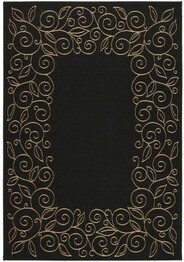 Safavieh Courtyard CY5139D Black and Beige