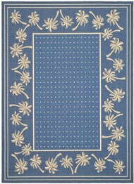 Safavieh Courtyard CY5148C Blue and Ivory