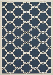 Safavieh Courtyard CY6009-268 Navy and Beige