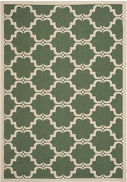 Safavieh Courtyard CY6009-332 Dark Green and Beige