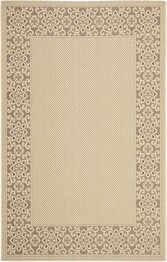 Safavieh Courtyard CY6011-219 Cream and Light Chocolate