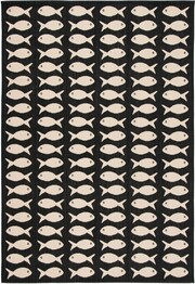 Safavieh Courtyard CY6013256 Black and Beige