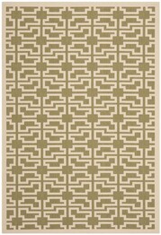 Safavieh Courtyard CY6015244 Green and Beige