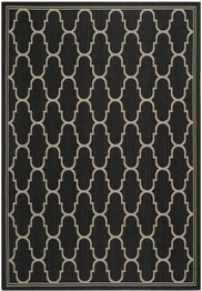 Safavieh Courtyard CY6016266 Black and Beige