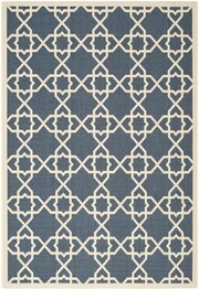 Safavieh Courtyard CY6032-268 Navy and Beige