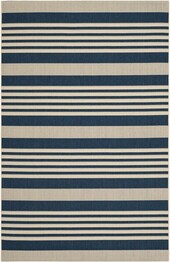 Safavieh Courtyard CY6062-268 Navy and Beige