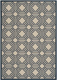 Safavieh Courtyard CY6112-258 Beige and Navy