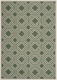 Safavieh Courtyard CY6112-332 Dark Green and Beige