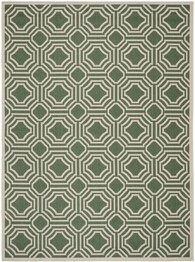 Safavieh Courtyard CY6112332 Dark Green and Beige