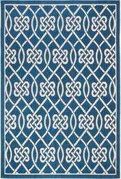Safavieh Courtyard CY6302258 Navy and Light Beige