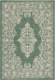 Safavieh Courtyard CY633232221 Dark Green and Beige