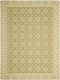 Safavieh Courtyard CY6550-24 Green and Creme