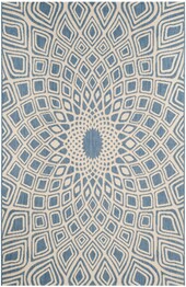 Safavieh Courtyard CY661623321 Blue and Beige