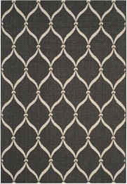 Safavieh Courtyard CY6654256 Black and Beige