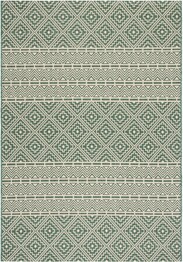 Safavieh Courtyard CY678732221 Dark Green and Beige