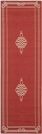 Safavieh Courtyard CY6788-28 Red and Creme