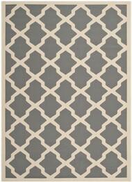 Safavieh Courtyard CY6903-246 Anthracite and Beige