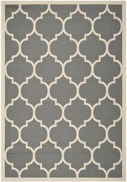 Safavieh Courtyard CY6914-246 Anthracite and Beige