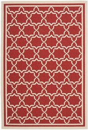 Safavieh Courtyard CY6916-248 Red and Bone