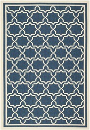 Safavieh Courtyard CY6916-268 Navy and Beige