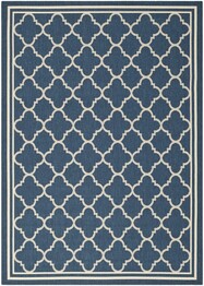 Safavieh Courtyard CY6918-268 Navy and Beige