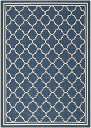 Safavieh Courtyard CY6918-268 Navy and Beige