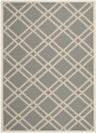 Safavieh Courtyard CY6923-246 Anthracite and Beige