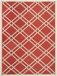 Safavieh Courtyard CY6923248 Red and Bone