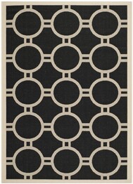 Safavieh Courtyard CY6924-266 Black and Beige